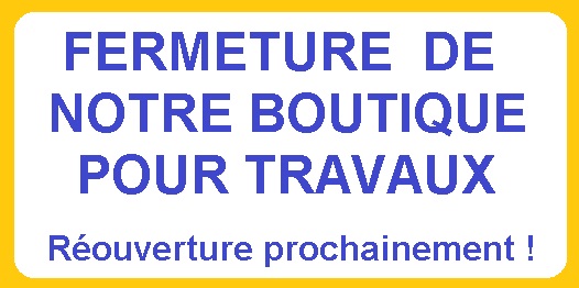 Fermeture boutique